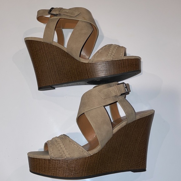 Indigo Rd. Womens Kash Faux Leather Slingback Wedge Sandals Size 8 - Picture 5 of 9